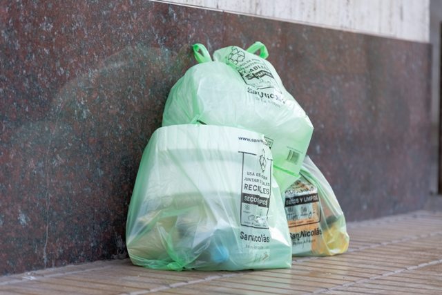 Bolsas Verdes para residuos 